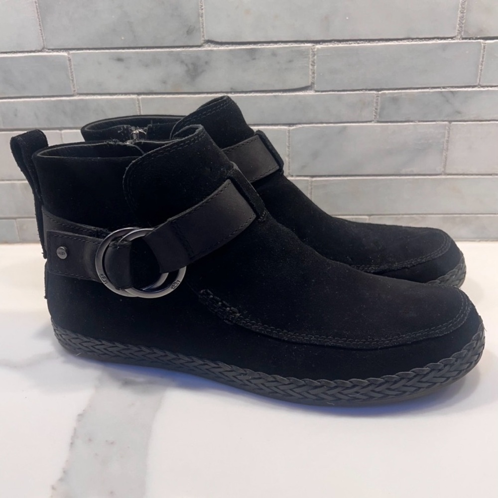 UGG | Sloan Surde Ankle Booties | Black | Size 7.5